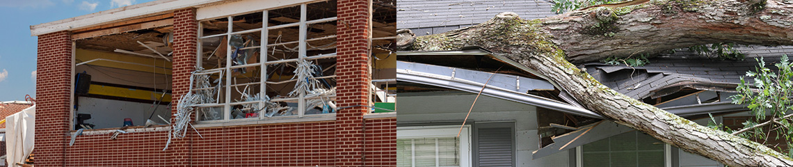Storm damage repair by Paul Davis Restoration of Greater St. Paul, MN